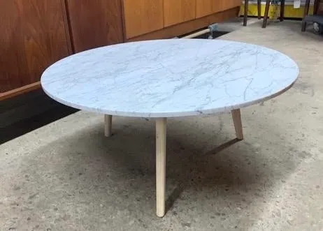 marble coffee table round 