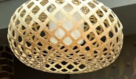 lattice pendant light doughnut 