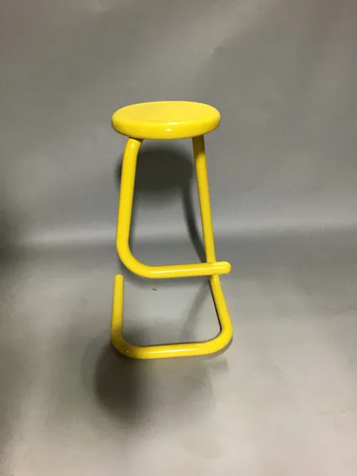 paper clip stool yellow  