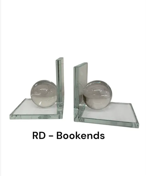 crystal book ends with spheres
