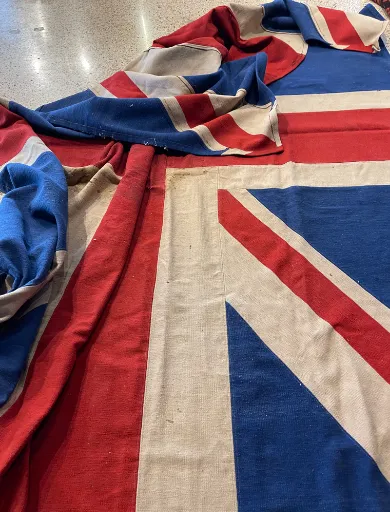 union jack flat weave carpet