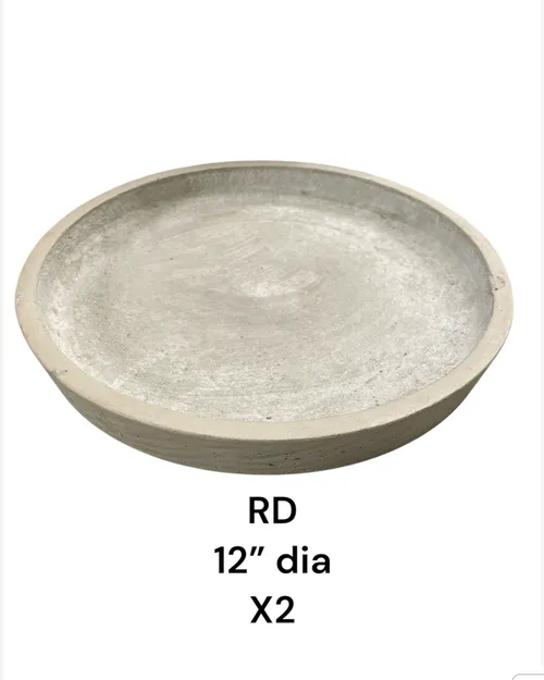 concrete tray bowl 12