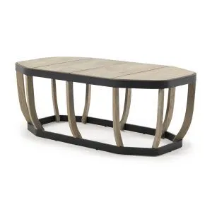 swing coffee table walter's wicker outdoor 24 x43w x16h