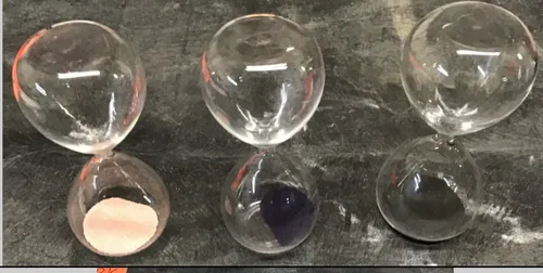 hour glass table top x3 