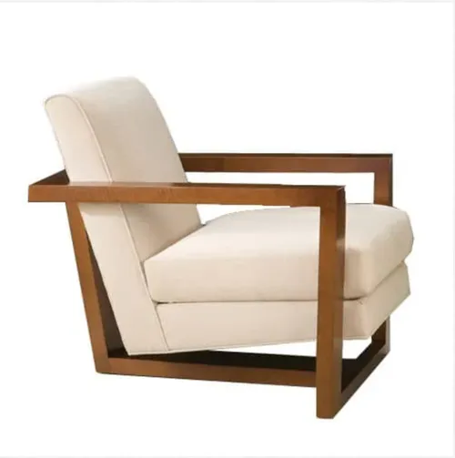  lounge with wood upholstered lounge chair white thayer coggin roger chair