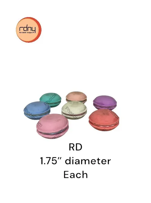 fake macaroons multi color