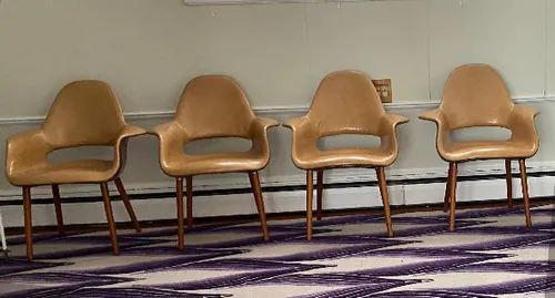 leather organic arm chair custom upholstery