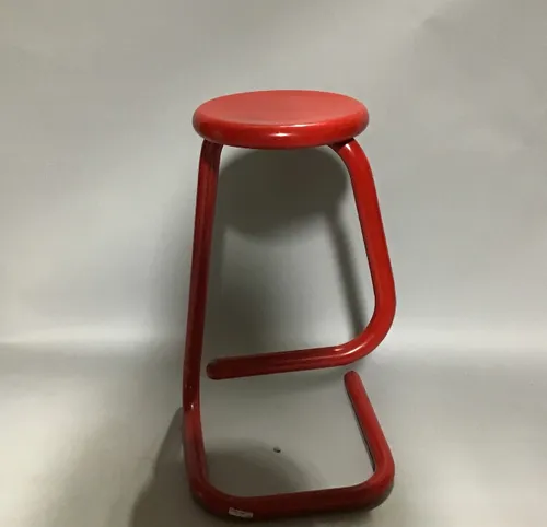 paperclip stool orange 
