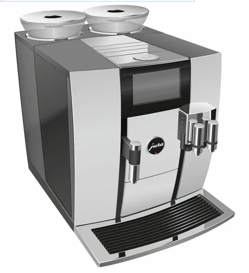 silver jura giga 6 espresso maker, coffee machine  