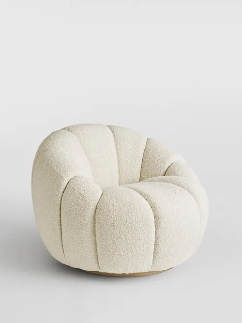 chairs lounge soho home white boucle