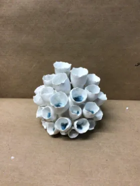 Dakota porcelain vase small  