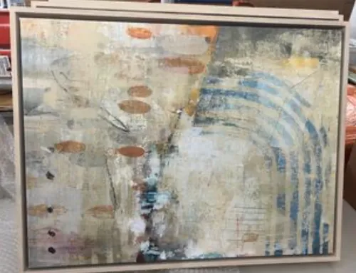 abstract triptych left bank