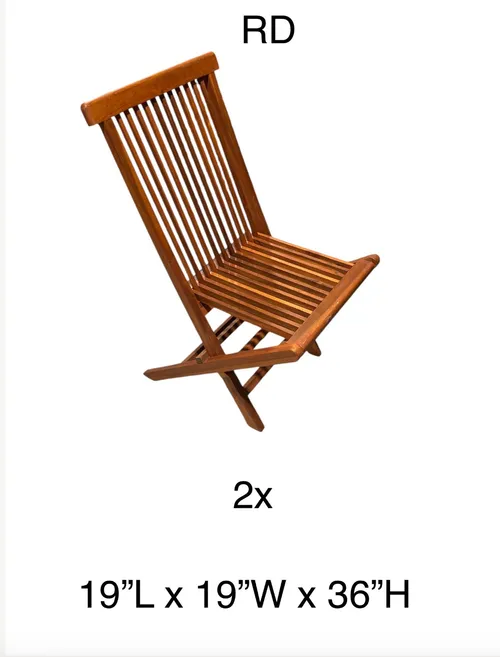 teak slat outdoor folding chairs 