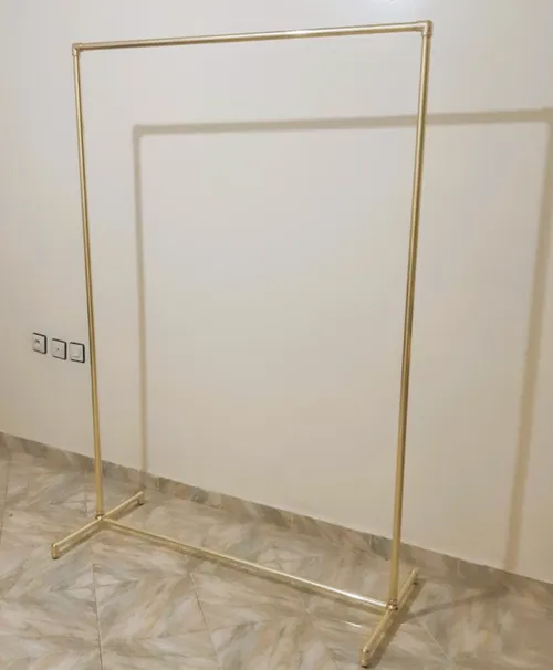 brass wardrobe rack