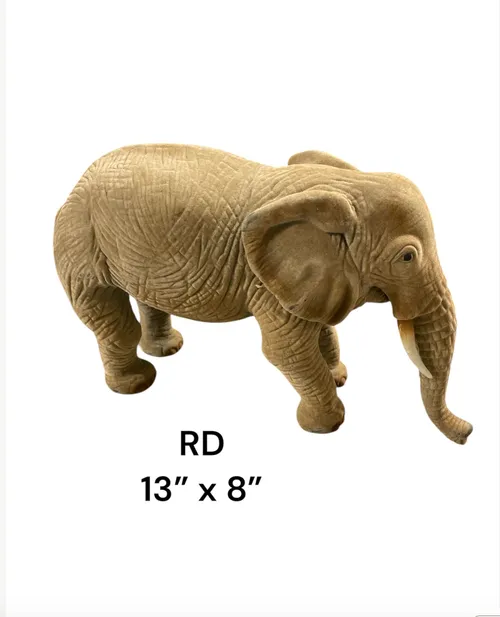 realistic elephant sculpture 13x8h