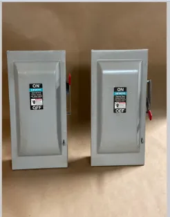 Pair electrical panels 