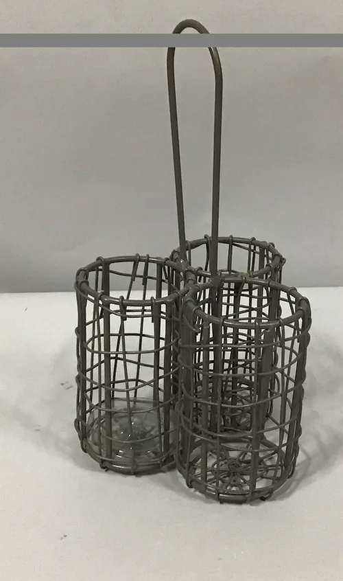 countertop silverware holder wire 