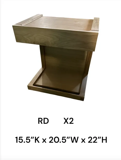 light oak wood matera  side tables bedside with drawer