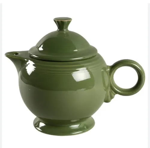 Fiestaware sage green teapot