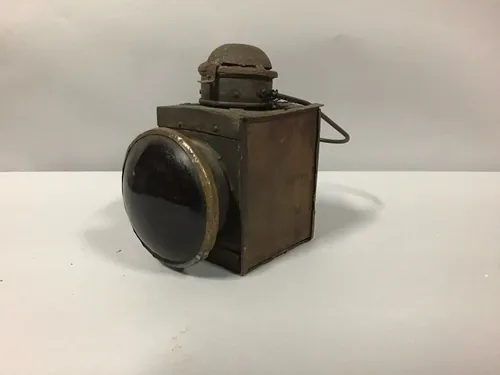 Antique railway lantern 