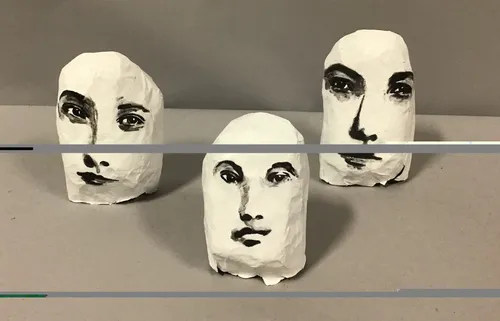 3 papermache face silkscreen 8
