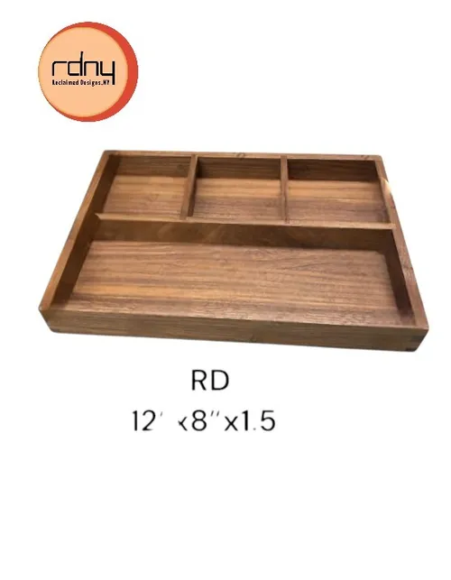 tray organizer wood desk