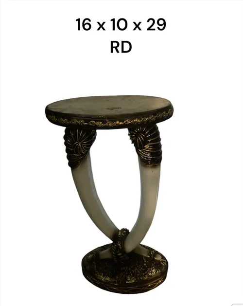 tusk side table 16d x29h