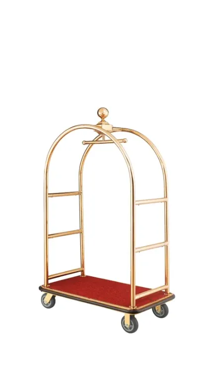 brass bell hotel luggage  rack