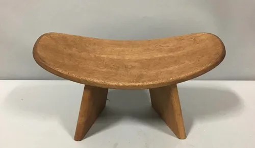meditation headrest wood 
