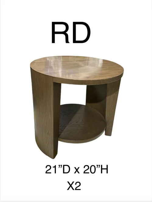 round wood side tables lacquer