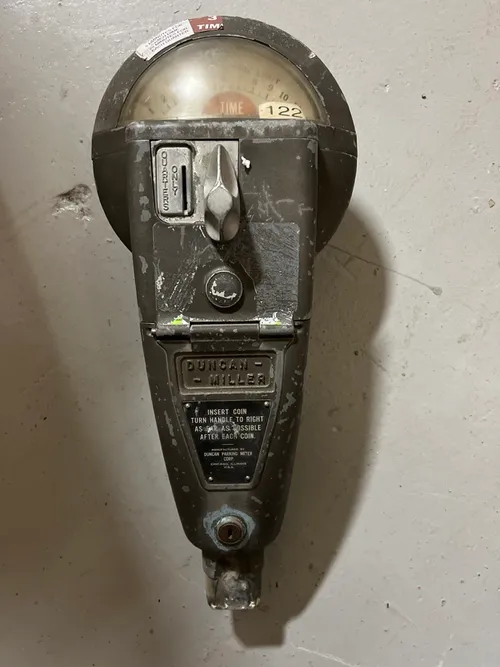vintage parking meter 