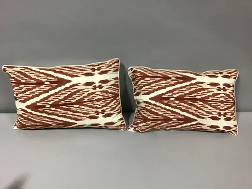 lumbar pillows ikat 