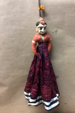 balinese puppet marron skirt 