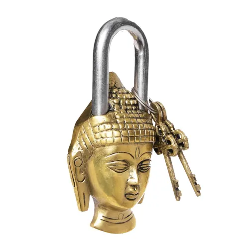 brass buddha locks with keys