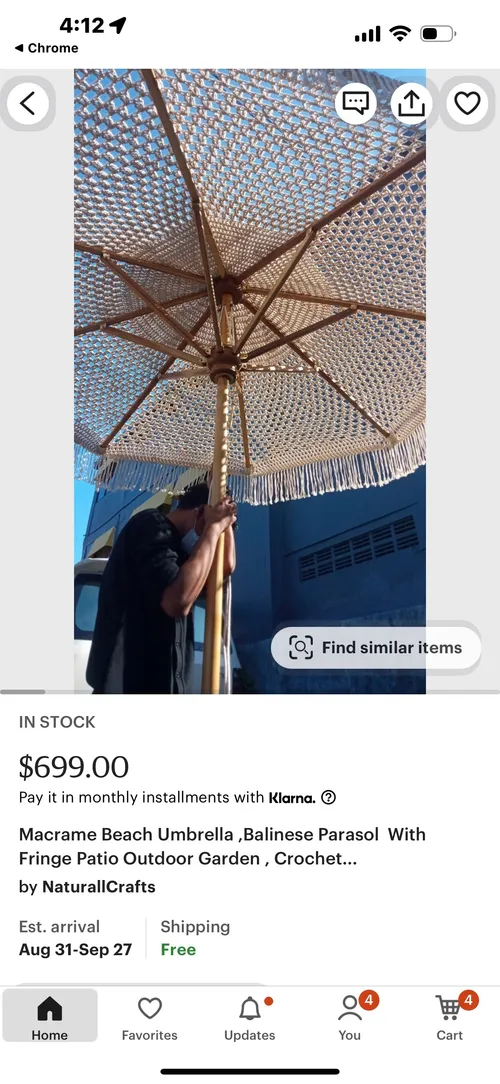 macrame beach umbrella balinese parasol 