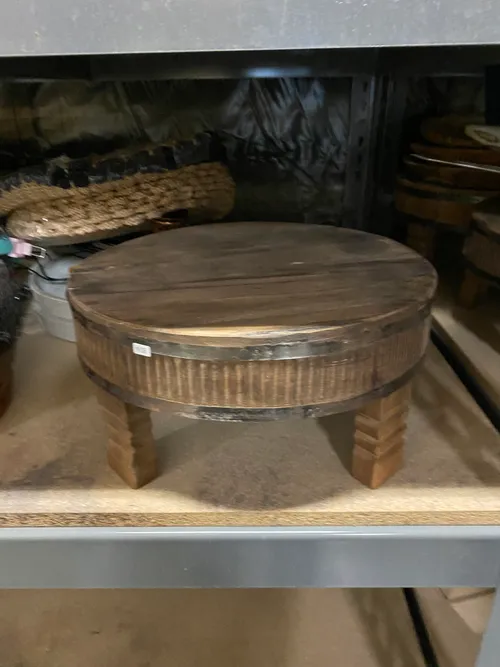 reclaimed wood coffee / side table