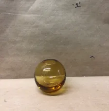 glass amber ball 