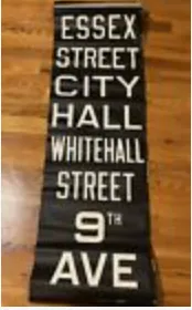 vintage subway roll from nyc train  framed art