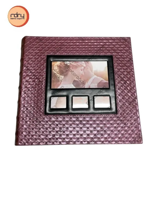 photo album embossed brown leather with photo front RECUTMS Picture Album Book for 600 4x6 Photos Button Grain Leather Cover Large Capacity Wedding Family Picture Albums Holds Horizontal and Vertical 4x6 Pictures w/ Black Pages(Red Wine)