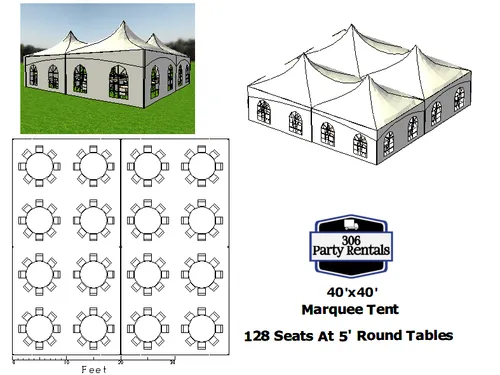 40x40 marque tent bundle