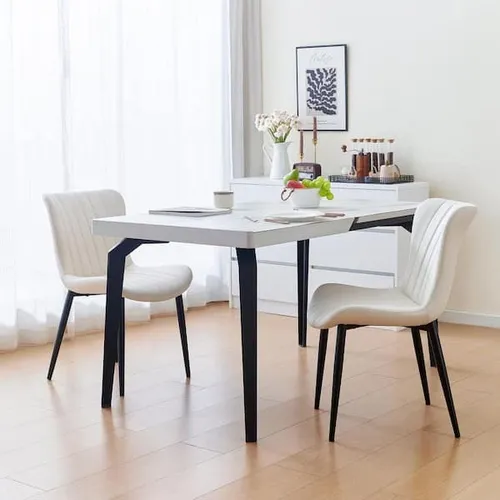 White Dinning Chairs (Set of 2)