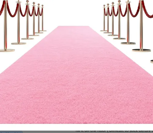 Pink Carpet Runner