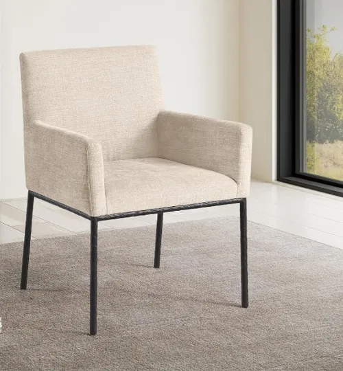 Reeves Beige Dining Chair 