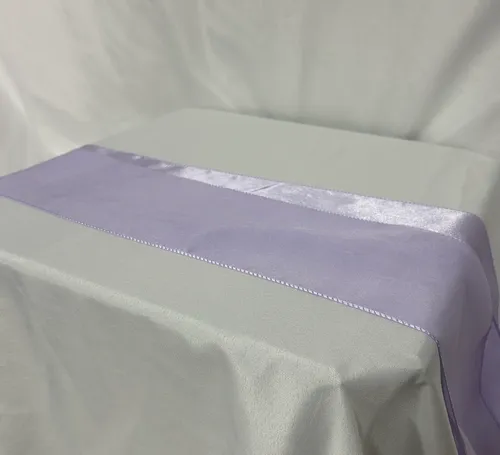 Lavender Satin Fabric Chair Sash