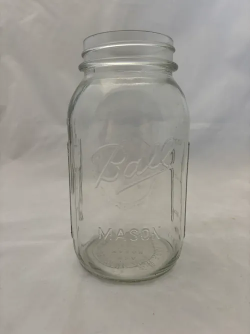 Clear Mason Jar 
