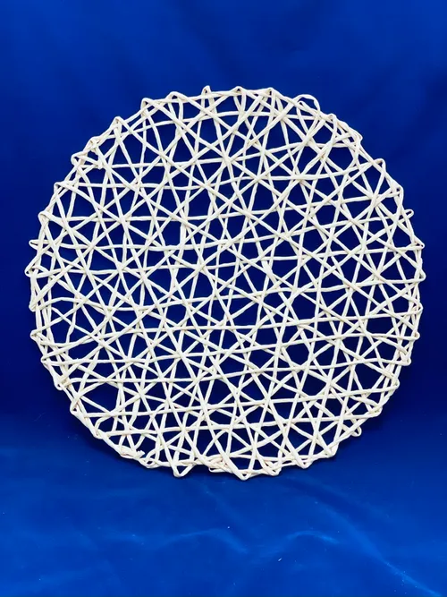 15 Inch Tan Wicker Centerpiece Base