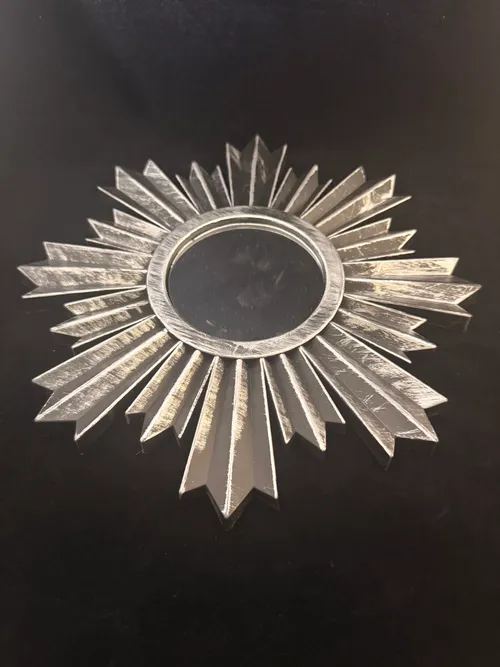 9 In Tarnished Metal Mirror 2