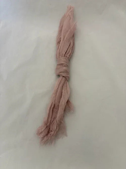 Light Dusty Pink Cheesecloth Napkin 