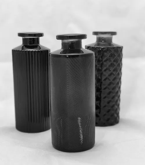 5 in Black Bud Vase