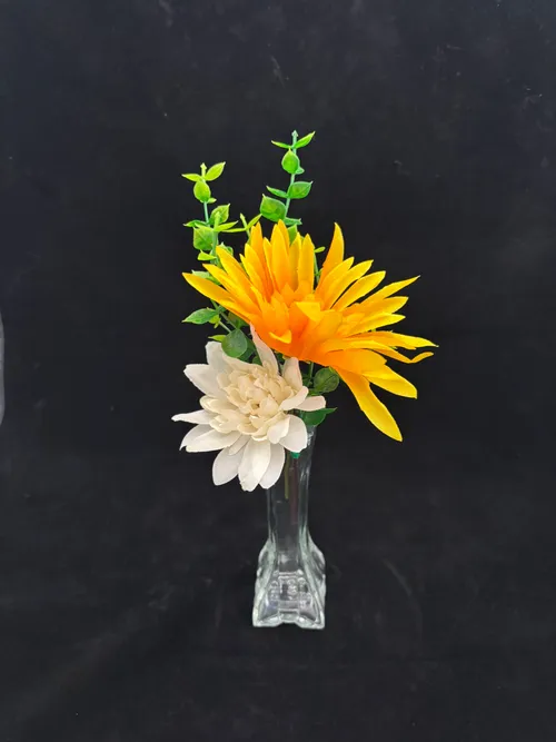 Sunflower Premade Floral Small Vase 1